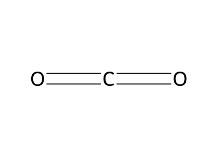Carbon Dioxide, 99.8+% molecular structure