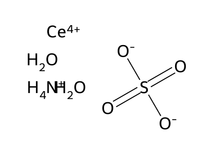 Cerium(IV) ammonium sulfate dihydrate molecular structure