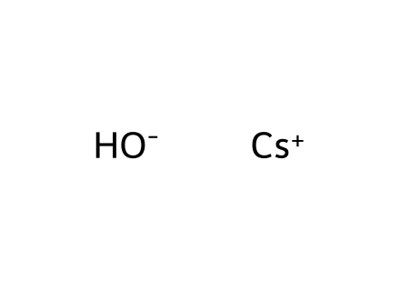 Cesium hydroxide molecular structure