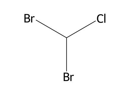 chlorodibromomethane molecular structure