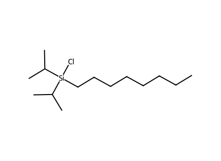 chlorodiisopropyloctylsilane molecular structure