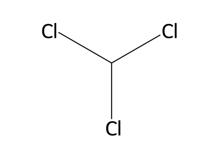 Chloroform molecular structure