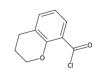 Chroman-8-carbonyl chloride molecular structure
