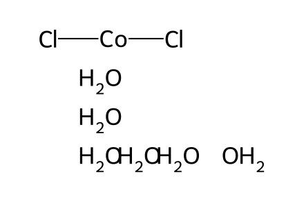 Cobalt Chloride Hexahydrate molecular structure