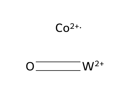 Cobalt (II) tungsten oxide molecular structure