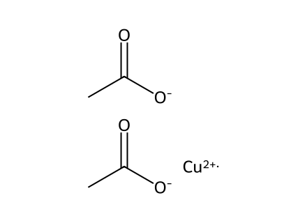 Copper Acetate molecular structure