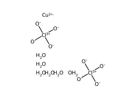 copper-ii-perchlorate-hexahydrate molecular structure