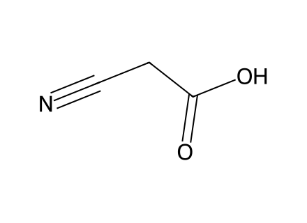 Cyanoacetic Acid molecular structure