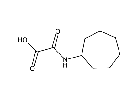 (Cycloheptylamino)(oxo)acetic acid molecular structure