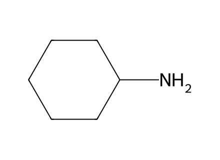 Cyclohexylamine, Reagentplus molecular structure