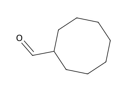 cyclooctanecarbaldehyde molecular structure