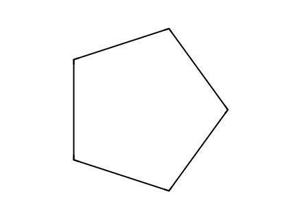 Cyclopentane molecular structure