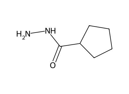 Cyclopentanecarbohydrazide molecular structure