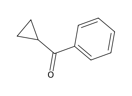 Cyclopropyl Phenyl Ketone molecular structure