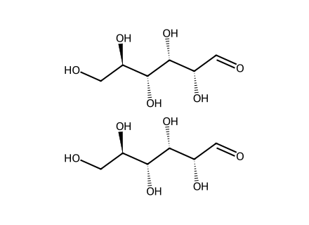 D-Glucose Anhydrous (Dextrose) molecular structure