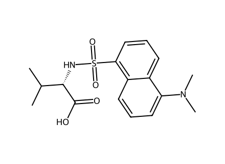 dansyl-l-valine molecular structure