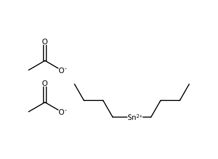 di-n-butyltin-diacetate molecular structure