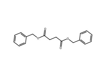 Dibenzyl succinate molecular structure