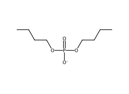 dibutyl-phosphate molecular structure
