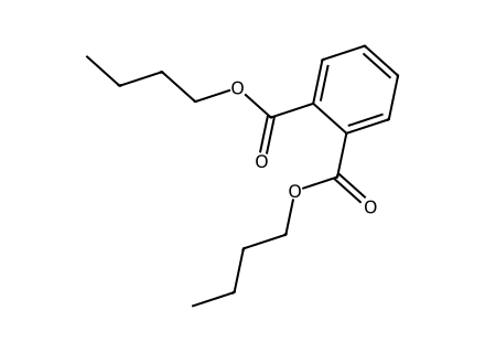 Dibutyl Phthalate (DBP) molecular structure