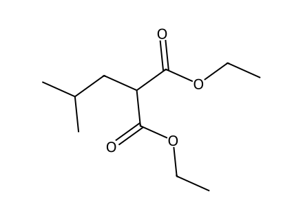 diethyl-isobutylmalonate molecular structure