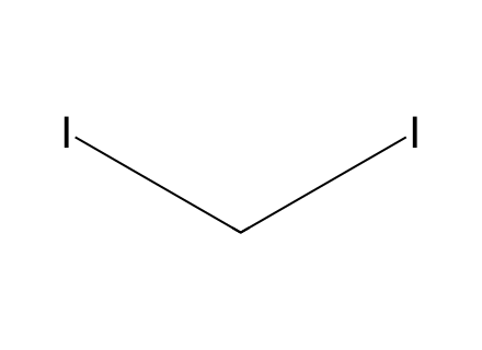 Diiodomethane molecular structure