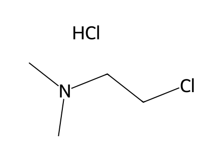 Dimethylaminoethyl Chloride Hydrochloride molecular structure