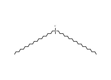 Dimethyldi-n-octadecylammoniumchloride molecular structure