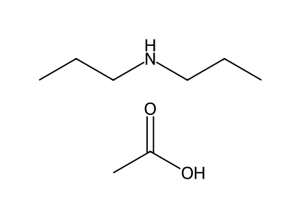 Dipropylamine Acetate Salt Solution molecular structure