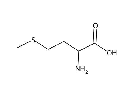 DL-Methionine molecular structure
