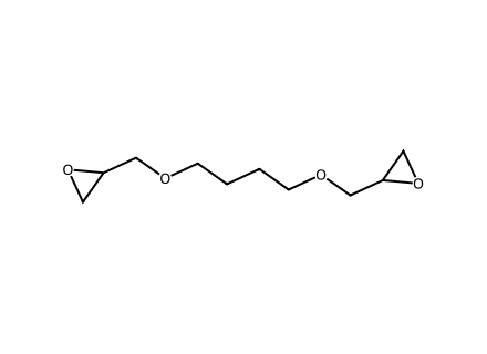 epoxy-reactive-diluent-1-4-butanediol-diglycidyl-ether molecular structure