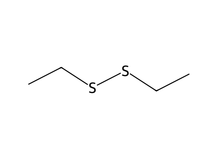 Ethyl Disulfide molecular structure