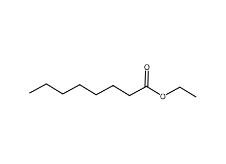 ethyl-octanoate molecular structure