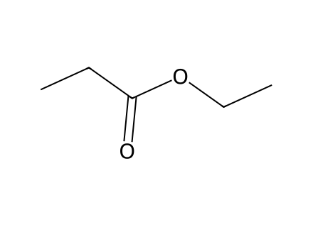 Ethyl Propionate molecular structure