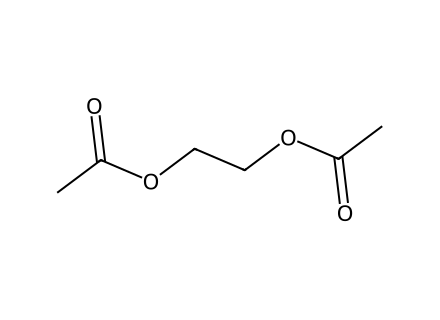 Ethylene Glycol Diacetate molecular structure