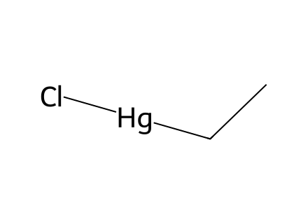 Ethylmercury-Chloride molecular structure