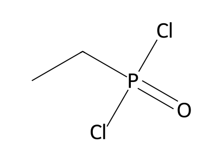 ethylphosphonic-dichloride molecular structure