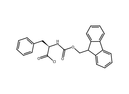 Fmoc-D-Phenylalanyl Chloride molecular structure