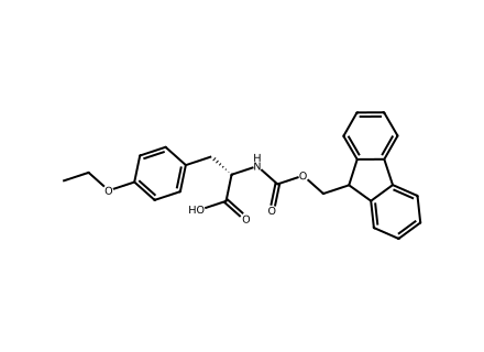 fmoc-o-ethyl-l-tyrosine molecular structure
