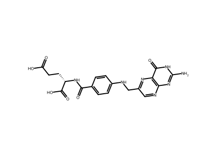 Folic Acid molecular structure