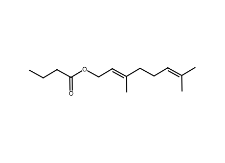 Geranyl Butyrate molecular structure