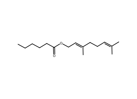 Geranyl Caproate molecular structure