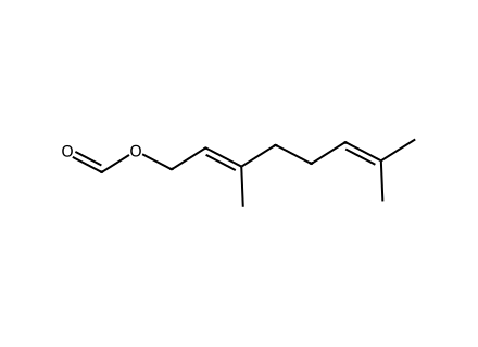 Geranyl Formate molecular structure