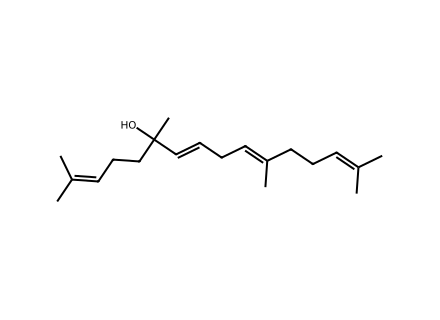 Geranyl linalool, tech., mixture of isomers, ca molecular structure