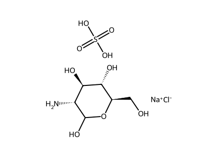 glucosamine-sulphate-sodium-chloride molecular structure