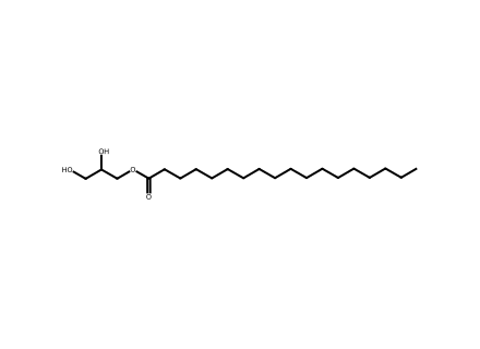 Glyceryl Monostearate molecular structure