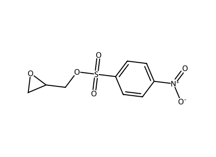 Glycidyl (R)-(-)-4-nitrobenzenesulfonate, 97+% molecular structure