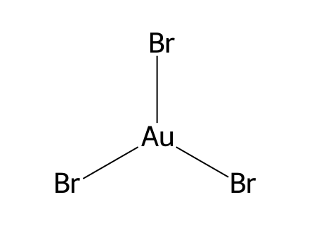 Gold(Iii) Bromide molecular structure