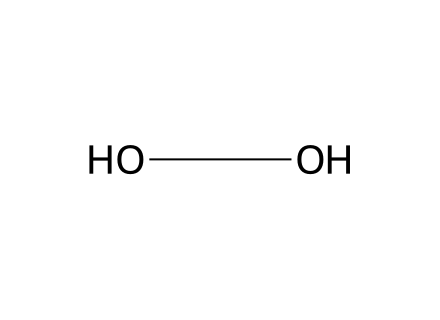 Hydrogen Peroxide molecular structure