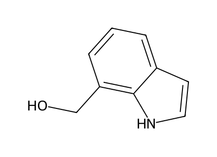 Indole-7-Methanol molecular structure